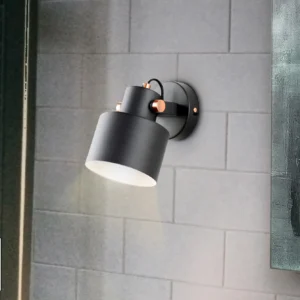 Стенна лампа I3 - ERIKA 1L Черно-Медна