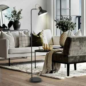 Подова лампа I3 - IRIAS в черно и медно