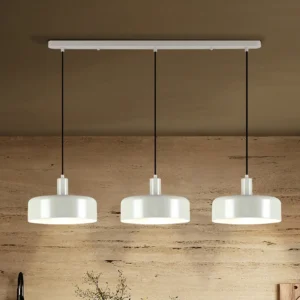 Лампа I3 - АЛЕСИЯ с 3 осветителни тела, матово перлено покритие