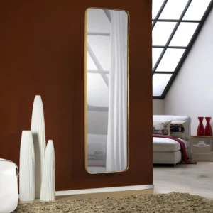 Правоъгълно огледало ·ORIO·, 51x165 см, златно