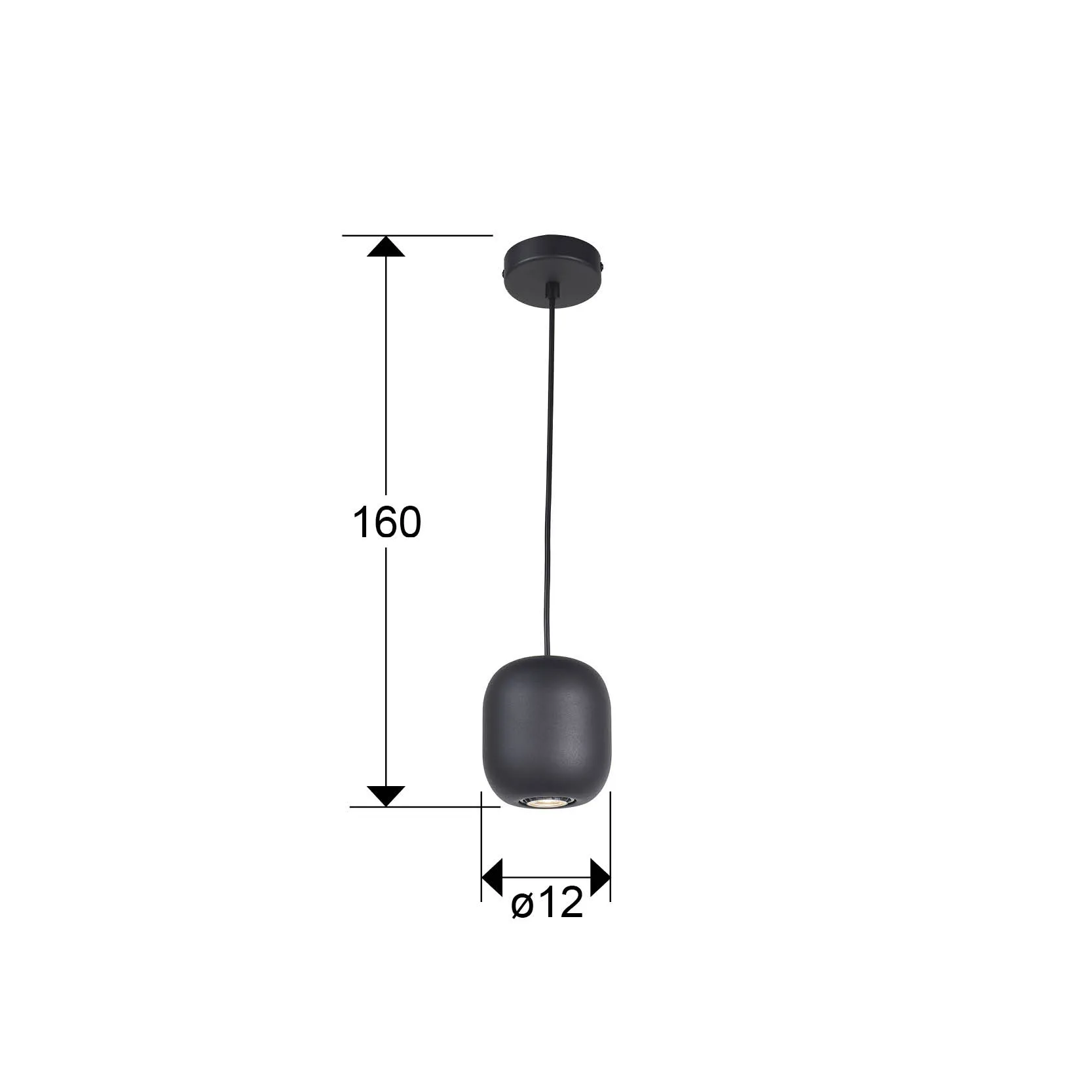Настолна лампа I3 - NIMES - Черна 1L - Image 3