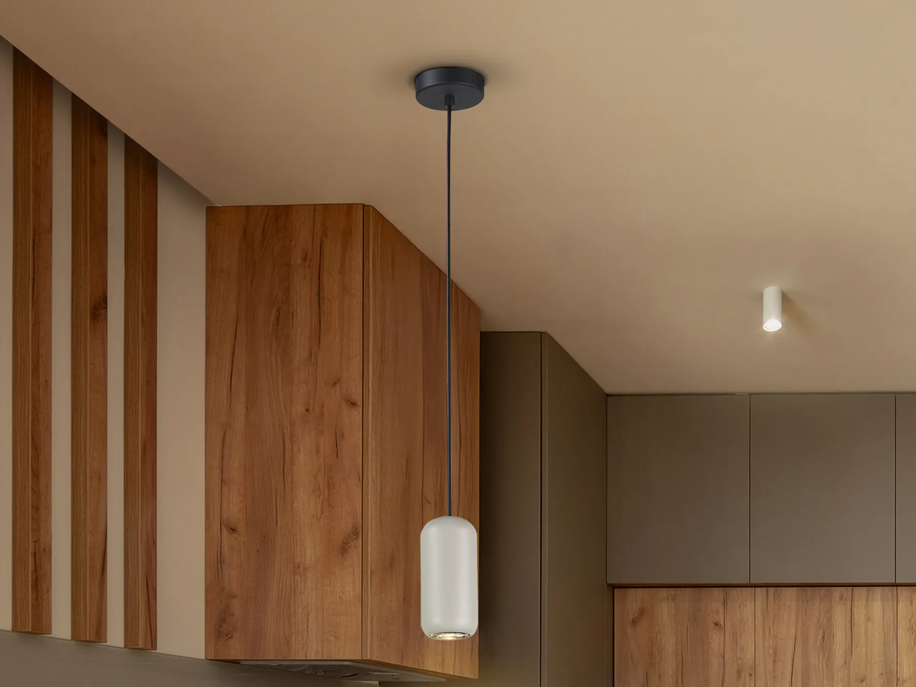 Настолна лампа I3 - NIMES, черно-сиво