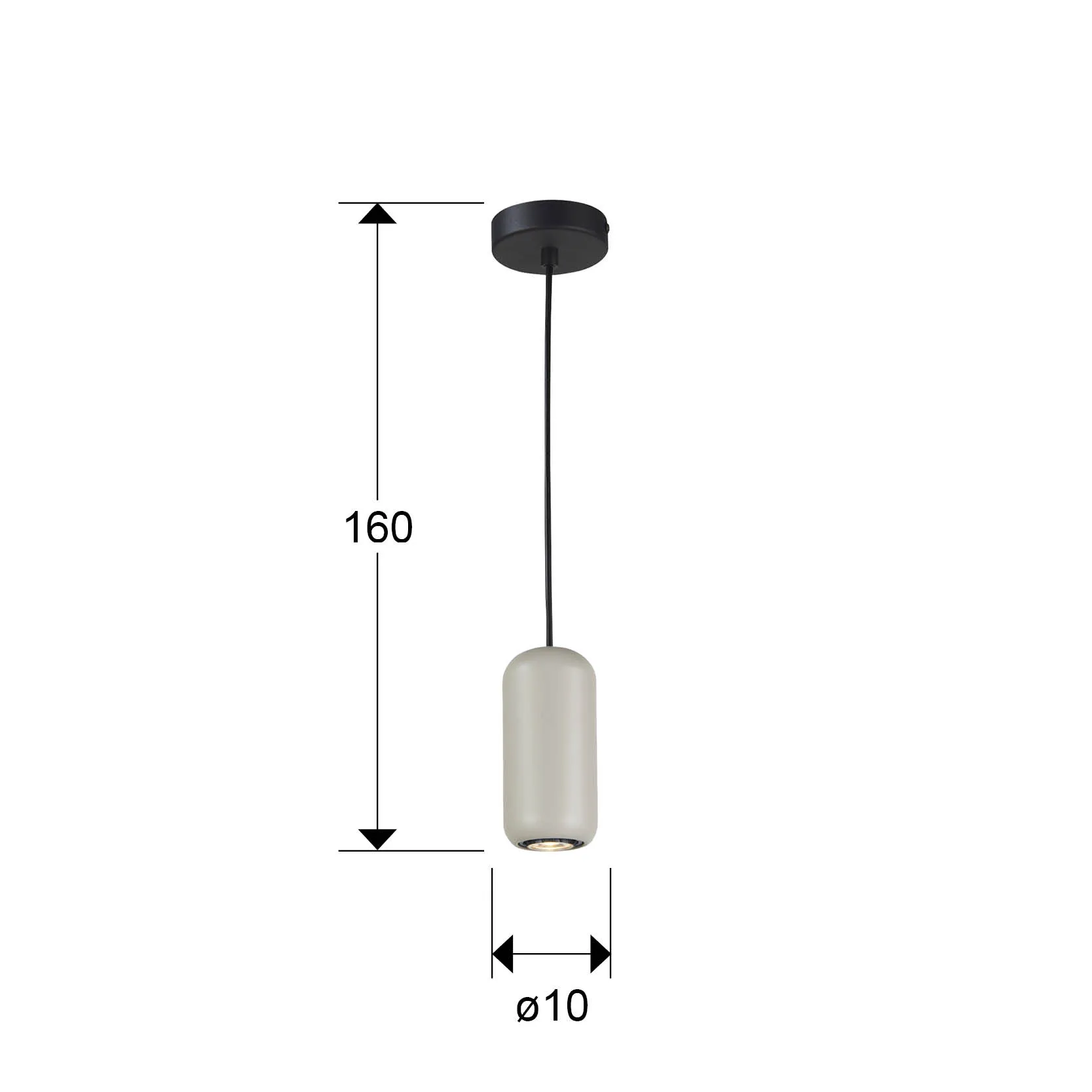 Настолна лампа I3 - NIMES, черно-сиво - Image 3