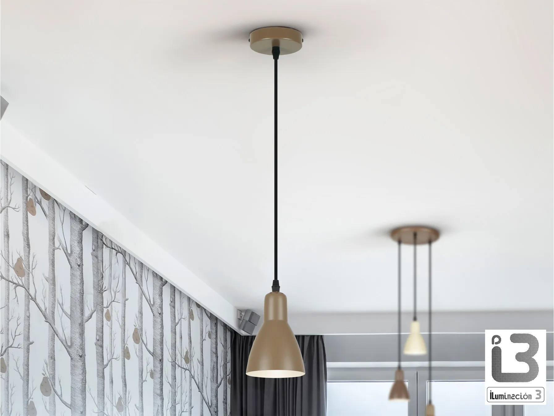 I3 - AFRA - ЛАМПА 1Л - КАФЯВА