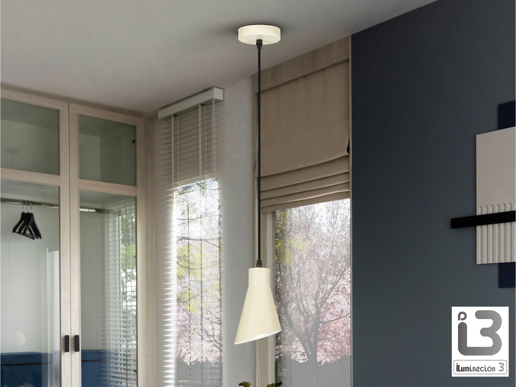 I3 - AFRA - ЛАМПА 1Л - КРЕМ