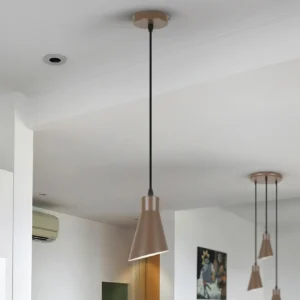 Лампа BERA 1L - Кафява метална лампа