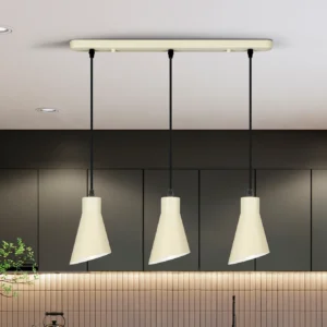 Таванна лампа BERA с 3 светлини - Кремава