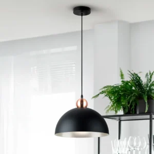 Настолна лампа I3 - POLO - 1Л - Черна/Медна