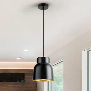 Лампа I3 - ВУЛКАНО - 1Л - Черна/Златна