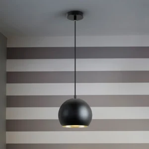 Лампа Olena 1L - Черна/Златна