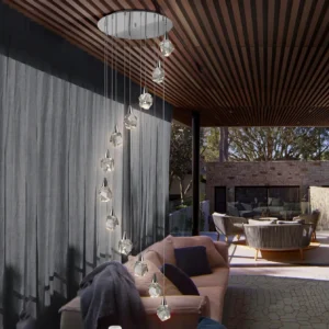 Светлина AQUARIA с 12 LED лампи, хром