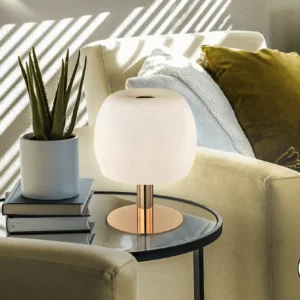 Маслена лампа BALOON - Златисто/Опал