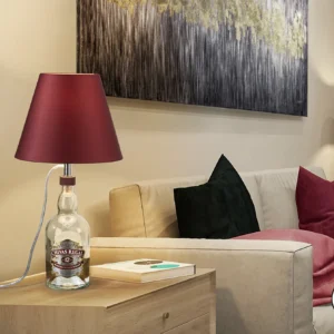 Комплект за осветление - настолна лампа с гранатен абажур