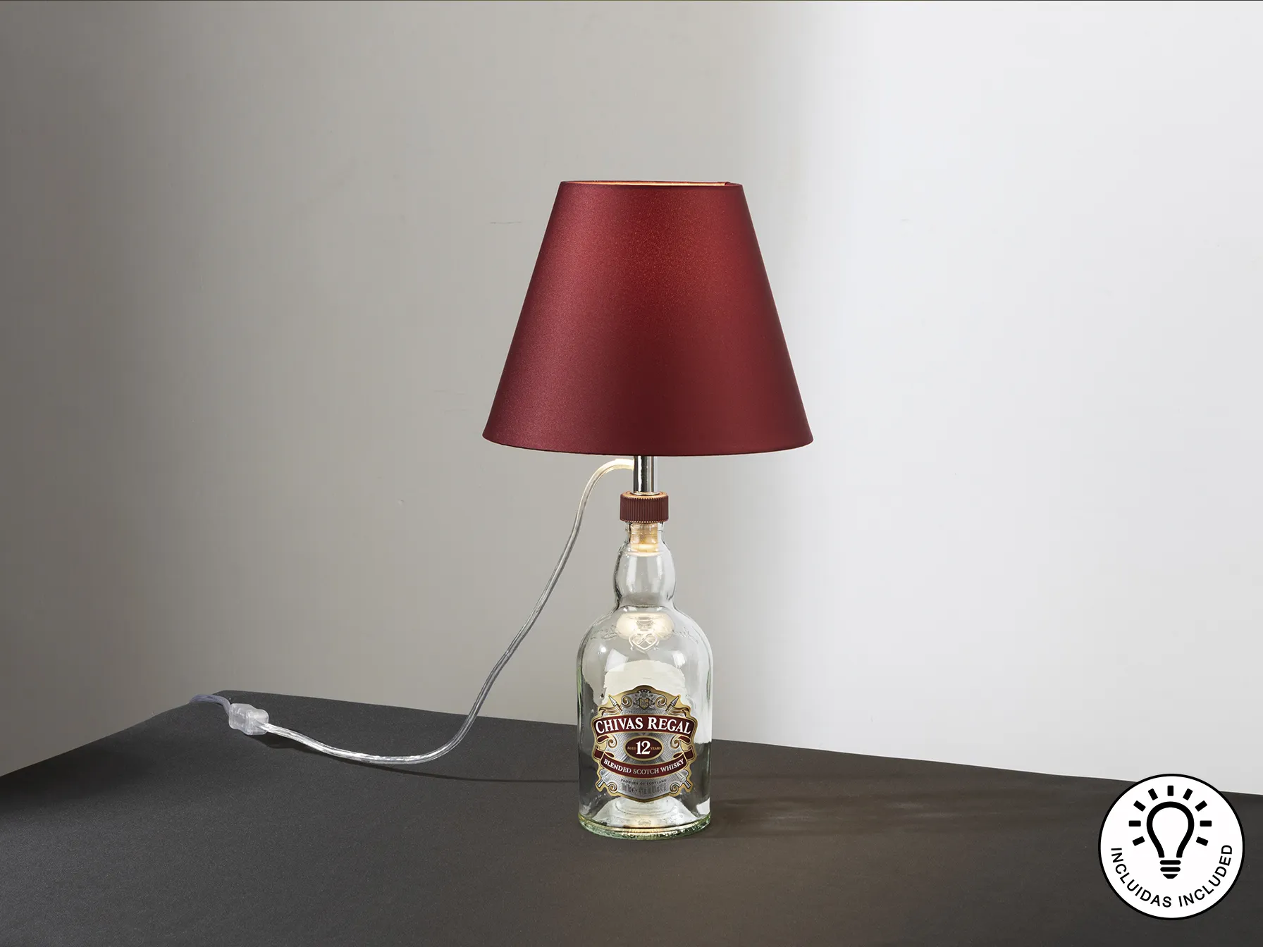 Комплект за осветление - настолна лампа с гранатен абажур - Image 4