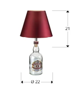 Комплект за осветление - настолна лампа с гранатен абажур - Image 5