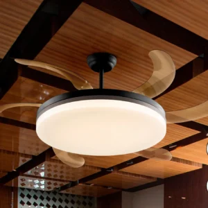 ВЕНТО - МАКСИ ЧЕРЕН ВЕНТИЛАТОР С ДИМИРУЕМА LED ОСВЕТЛЕНИЕ D80/150