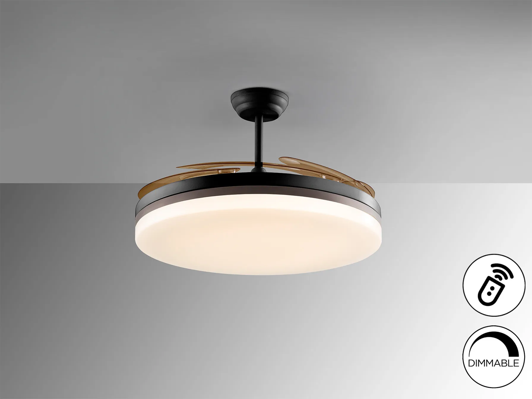 ВЕНТО - МАКСИ ЧЕРЕН ВЕНТИЛАТОР С ДИМИРУЕМА LED ОСВЕТЛЕНИЕ D80/150 - Image 3