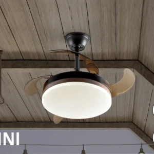 ВЕНТО МИНИ - ЧЕРЕН ВЕНТИЛАТОР Ø40 С ДИММИРУЕМА СВЕТЛИНА