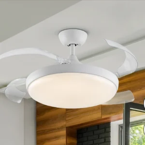 ВЕНТУРИ - БЯЛ ВЕНТИЛАТОР С LED ОСВЕТЛЕНИЕ