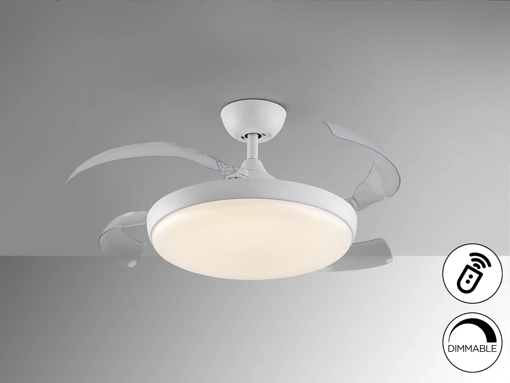 ВЕНТУРИ - БЯЛ ВЕНТИЛАТОР С LED ОСВЕТЛЕНИЕ - Image 4