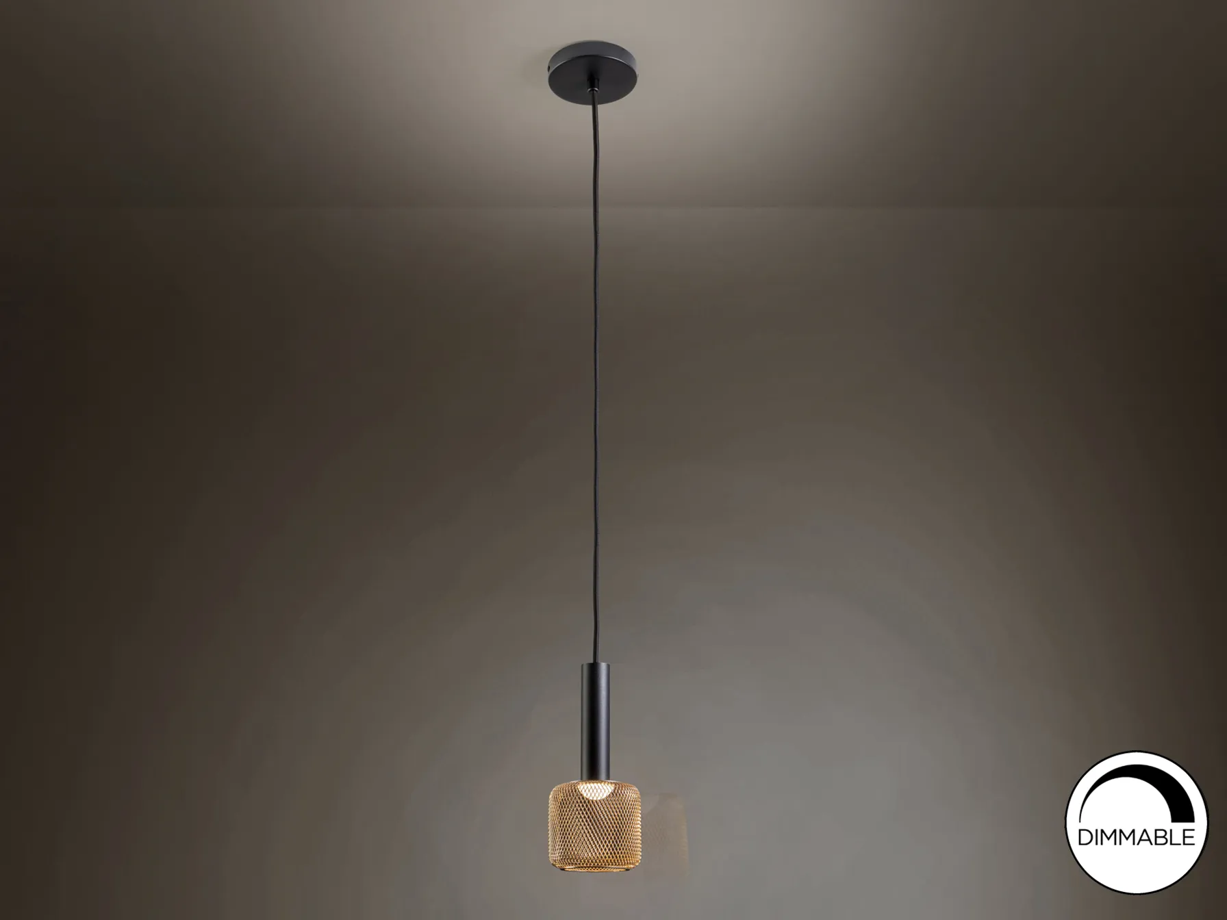 LED лампа SINCRO 1L, черна/златна - Image 4