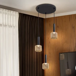 LED лампа SINCRO с 3 светлини, черна/златна