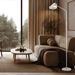 Подова лампа ESINO 1L в бяло