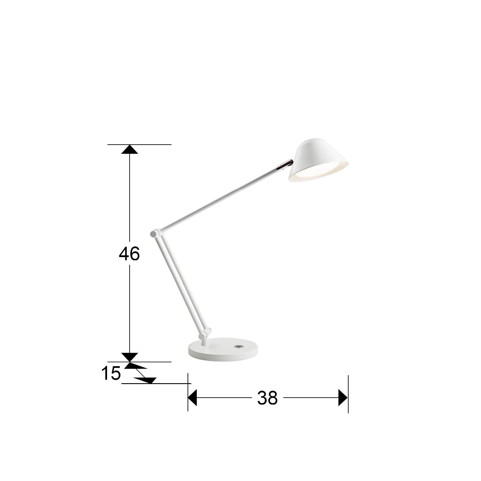 Таблица лампа TAROS 1L Бяла - Image 3