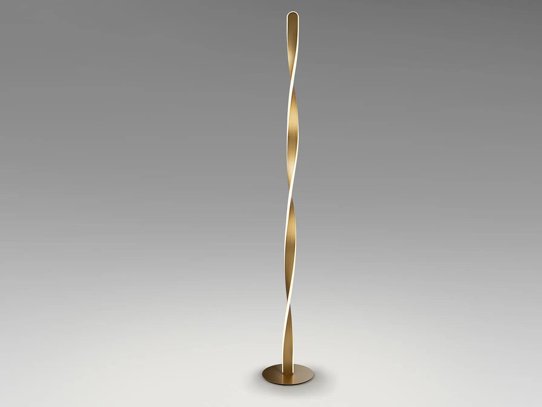 Подова лампа TWIST в златисто - Image 4