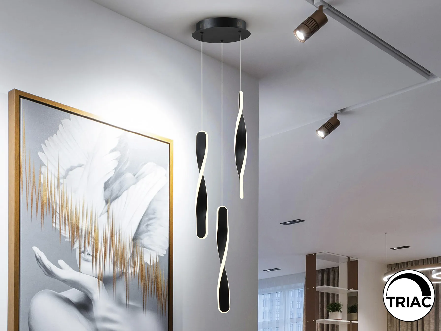 ТВИСТ - ЛАМПА 3Л ЧЕРНА