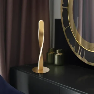 Табленa лампа TWIST в златисто