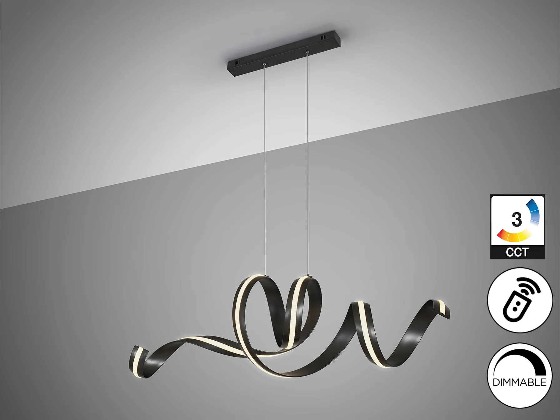 Лампа AMARA - Хоризонтална - Матов Черен - Image 4