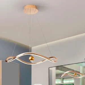 Лампа ROMINA с лъскаво златно покритие