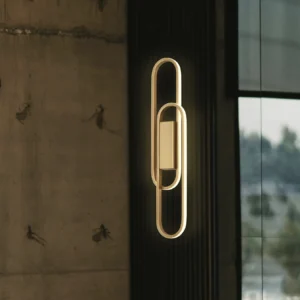 Стенна лампа ODELE - Златна 2Л