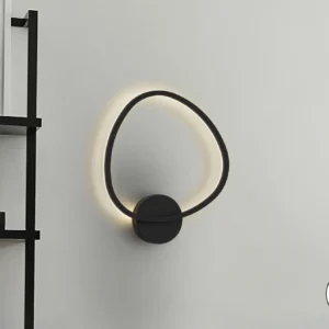 Стена лампа OPALIS - Черна