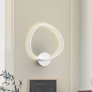 Стенно осветление OPALIS в бяло