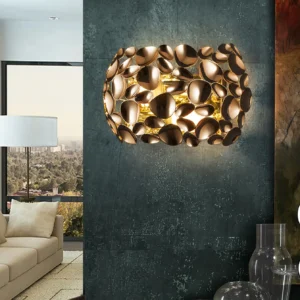 Стенно осветление NARISA с 2 лампи в розово злато