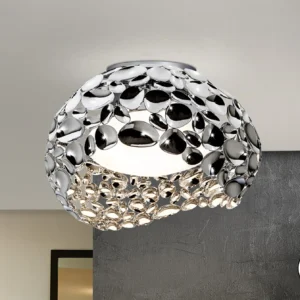 Потопна лампа NARISA с 5 светлини, Ø47 см, хром